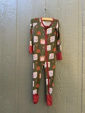 Kiki + Lulu Fall Romper Pj”s Bamboo 18-24M Zip Pajamas Thanksgiving Footie Sleep