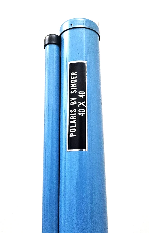 Vintage Singer Polaris Portable Movie / Slide / Film Projector Screen 40x40 USA - Image 4 of 4