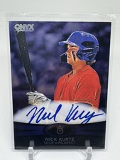 Nick Kurtz Blue Auto /110 2023 Onyx Premium Oakland Athletics Auto ROY