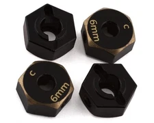 Samix MST CFX-W Brass Hex Adapter (4) (6mm) [SAMCFXW-4063-6]