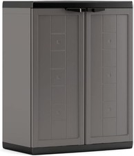ARMADIO KETER IN RESINA TUTTO PIANO BASSO JOLLY 68X39XH85 CM GRIGIO (39752)