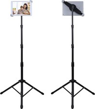 Ipad Tripod Stand, Height Adjustable Ipad Stand Floor, Tablet Holder Stand with