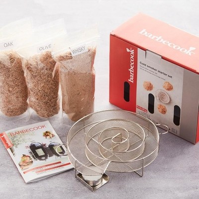 Barbecook Starter-Set Kalträuchern Ø x H: 17 x 4,5 cm, Edelstahl