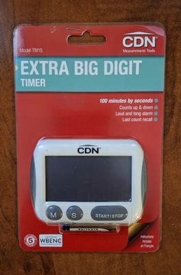 CDN Extra Big Digit Digital Timer - TM15