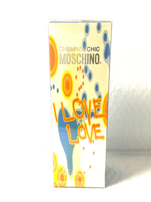 I Love Love Cheap and Chic by Moschino for Women 3.4 oz EDT New Sealed free ship