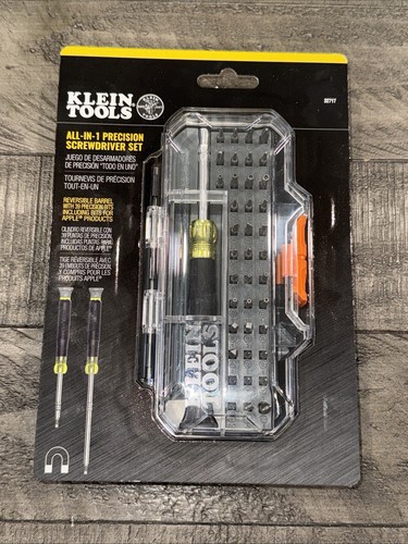 Klein Tools 32717 Precision Screwdriver Set w/ Case, All-in-One Repair Tool Kit - Picture 2 of 4