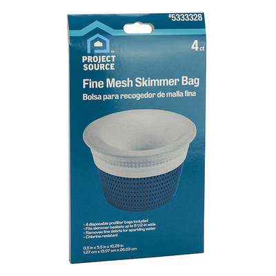Project Source 4-Pack Nylon Mesh Pool Skimmer Prefilter Bag