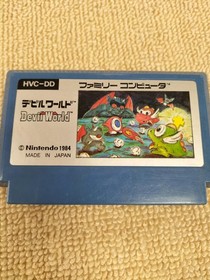 Nintendo Devil World Famicom Game Cartridge Classic Retro Collectible