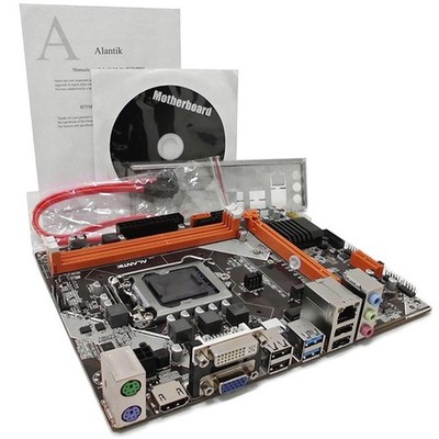 Matx Motherboard LGA1155 LGA 1155 B75 NVME I3 I5 I7 Second Third Generation