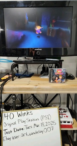 40 Winks - (PS1, 1999) *CIB mit Reg Card*sehr guter Zustand*Black Label*getestet*KOSTENLOSER VERSAND - Bild 18 von 21