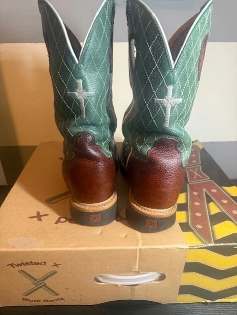 Botas de trabajo occidentales Twisted X de 12" para hombre - puntera de acero Foto 3 de 4