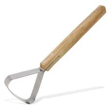 Pelt Scraper Fleshing Tool, Hide Scraper Flesher – Leather Making and Taxidermy