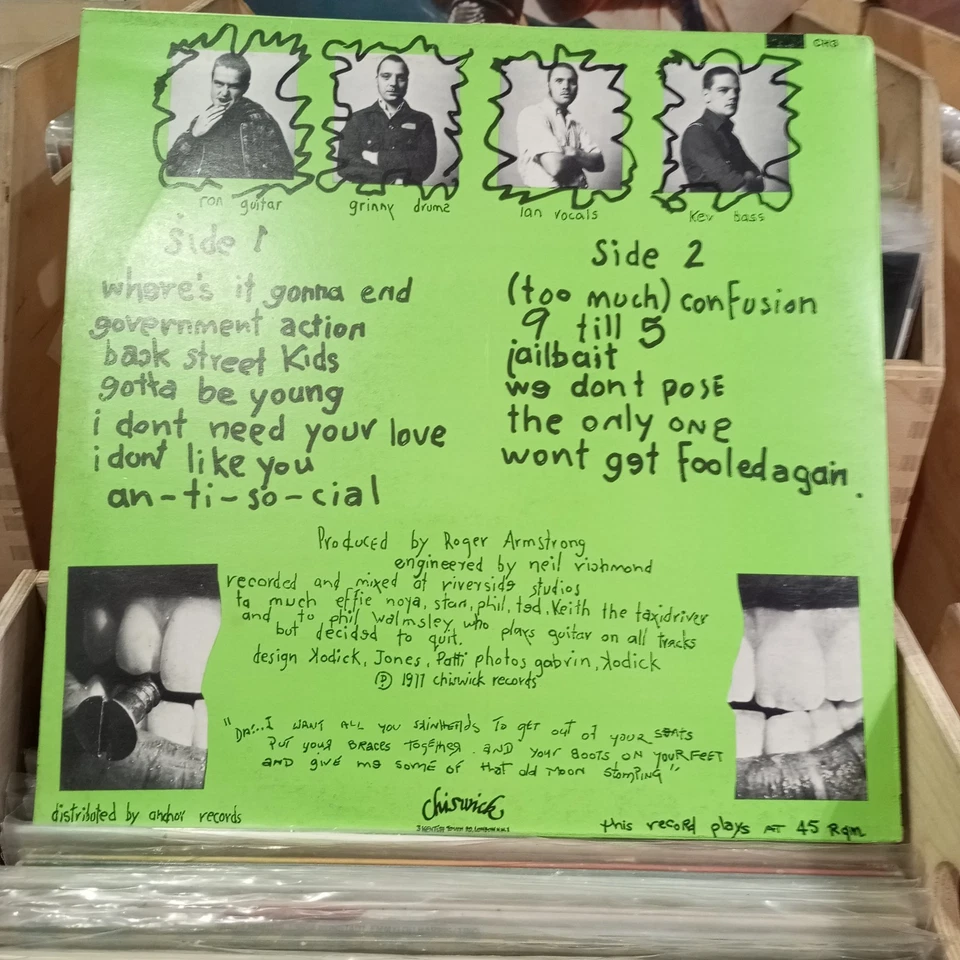 SKREWDRIVER - All Skrewed Up - 1st Press 1977 UK Green ! Rare VG++ - Image 2 of 4