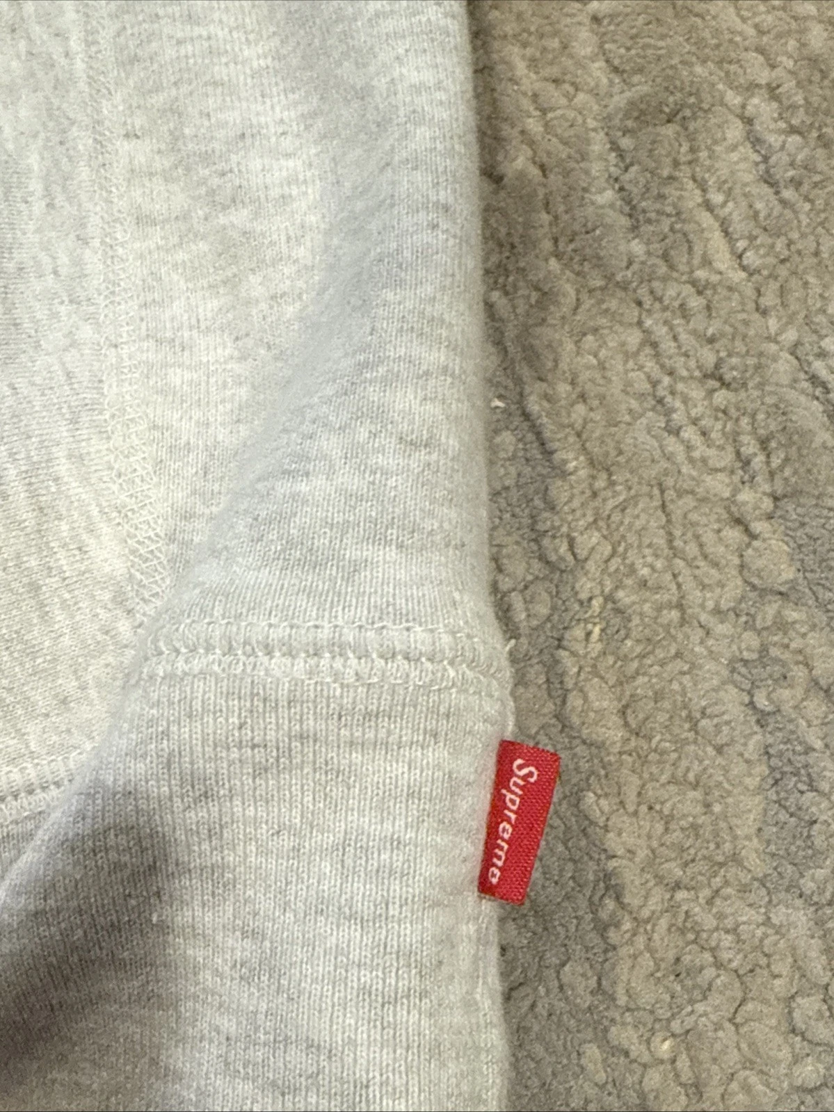 Felpa con cappuccio Supreme Apple Apple taglia XL grigio erica made in Canada