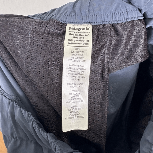Pantalone Jogger Donna Patagonia Blu Poliestere Riciclato Taglia S - Foto 14 di 14
