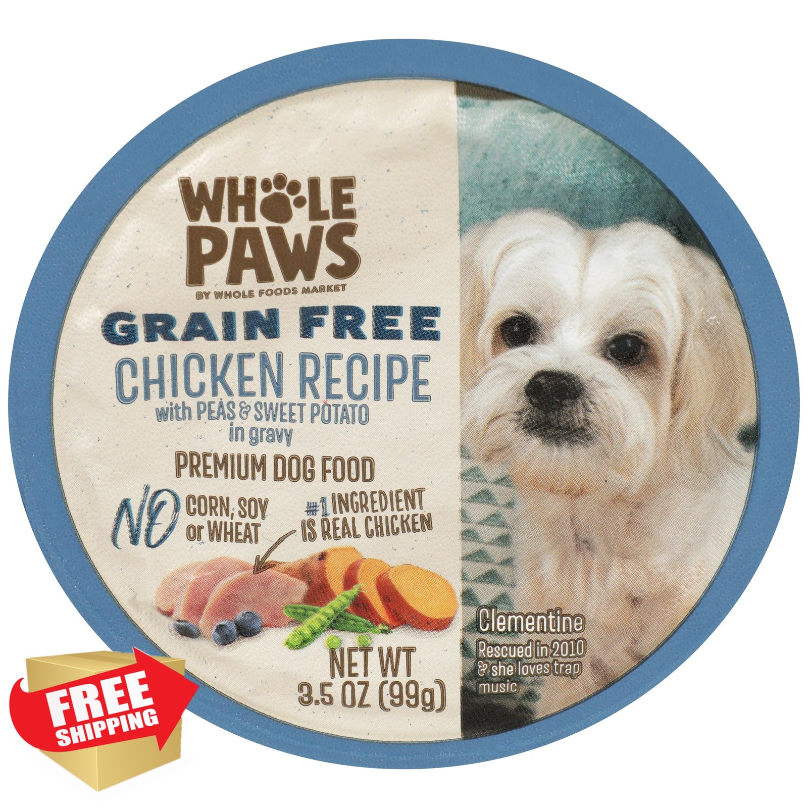 Chicken Peas Sweet Potato Gravy 3.5oz Puppy Small Dog