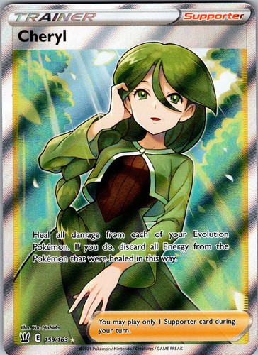 Pokemon Cheryl 159/163 Battle Styles Full Art Ultra Rare NM