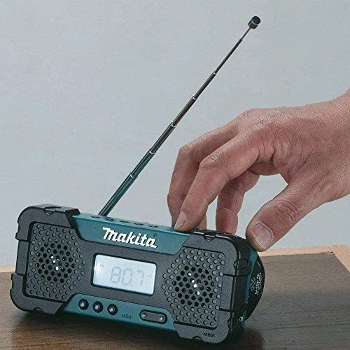 Haut-parleur radio de chantier sans fil Makita MR051 10,8 V CXT uniquement... - Photo 2/4