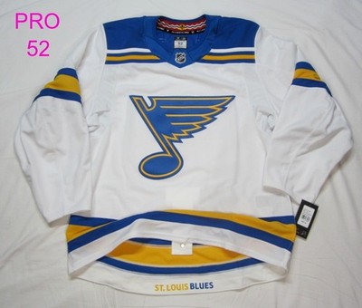 NO TARIFFS size 52 St. Louis Blues Fanatics Authentic PRO NHL Hockey Jersey Away