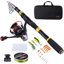 Sougayilang Fishing 6.89 ft, B-Fishing Full Kits with Carrier Case-Style 2