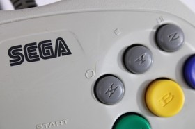 Official Sega Saturn White Controller Working HSS-0101 Cosmetic Wears OEM SS 172