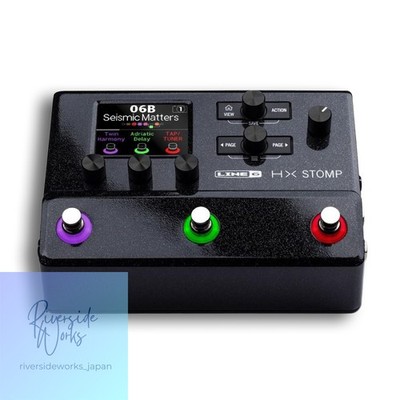 LINE6 HX Stomp Multi-Effects Guitar Processor Amp Simulator