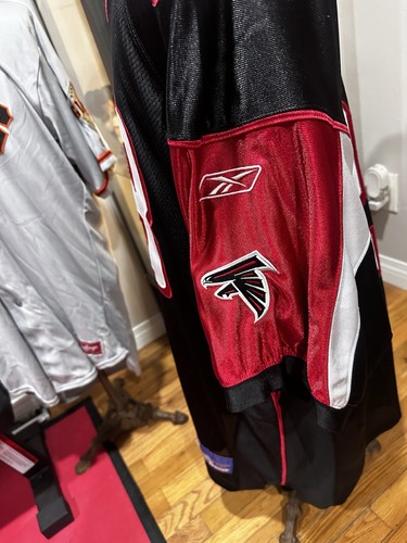 Reebok Warrick Dunn Atlanta Falcons Authentic NFL Football Jersey Mens 56 - Picture 11 of 12