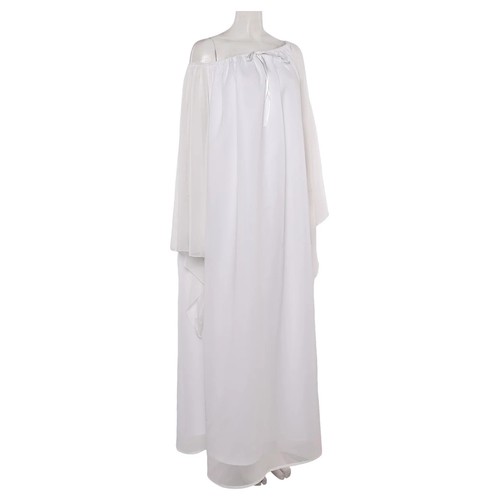 Cosplay Star Wars Padmé Amidala White Dress Gown Sleepwear Halloween Costumes - Picture 3 of 7