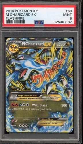 Pokemon M Charizard EX XY Flashfire Holo Rare #69 PSA 9 Mint
