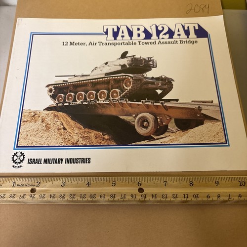 VTG TAB 12 AT Air Transportable Towed Assault Bridge Israeli Military Brochure