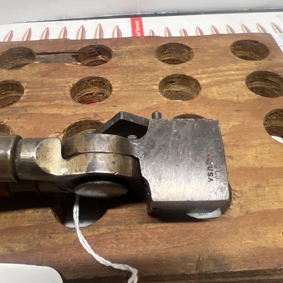 IDEAL MOLDE DE BALA DE UNA SOLA CAVIDAD #360345 115 GR CALIBRE 38-44 Y MANGOS RARO Foto 2 de 4