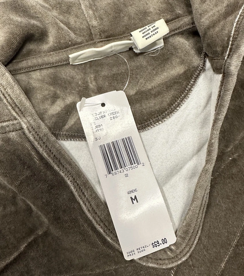 Nuevo Conjunto de Chándal Ralph Lauren Para Mujer M Marrón Terciopelo Conjunto de Salón Y2K Polo Jeans Foto 3 de 4