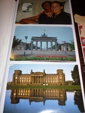 Vintage Europe Travel Postcards & Real Life Photos Album Berlin Prague Budapest