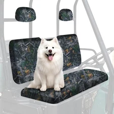 StarknightMT UTV Ranger Seat Covers, Camo Waterproof Covers 