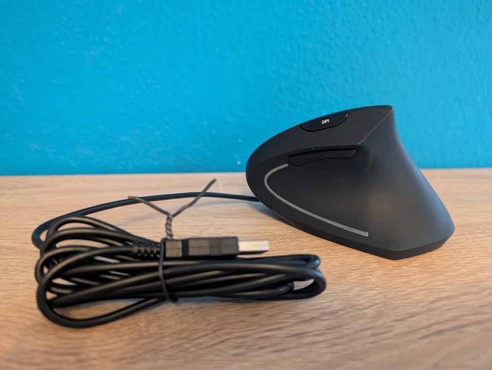 Perixx Kabelgebundene Vertikale USB-Maus, Ergonomische Maus - Bild 2 von 3