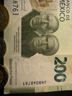 277 Mexican Pesos Currency Lot – Genuine Mexico Money – 200 Peso Note & 20 Coins — photo 5