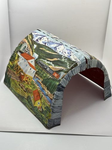 VTG Marx Tin Lithograph Model Train Mountain Tunnel Made in USA - Picture 1 of 24