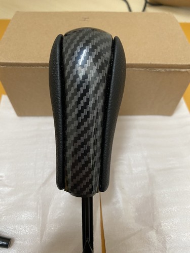 Kohlefaser Automatik Schaltknauf Schalthebel für BMW 1er E81 E82 E87 E88 - Bild 2 von 3