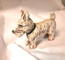 Vintage Scottie terrier Dog Figurine 20's 30's composition carved