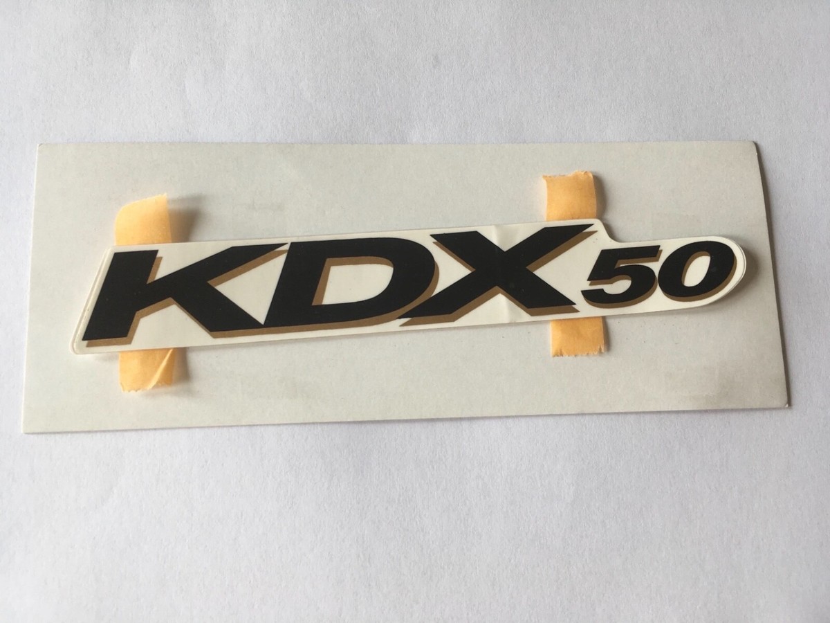 リーパー KAWASAKI EMBLEM, COVER, RH, BLK,GOLD, WHT 2003 KDX50 56014