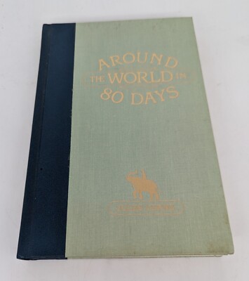 Around the World in 80 Days by Jules Verne Hardcover Book 1988 Reader's Digest