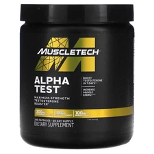 MuscleTech Testosterone Booster for Men, AlphaTest, Tribulus Terrestris & Bor...