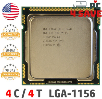 Intel Core i5-760 SLBRP (Turbo 8M 4-Core LGA