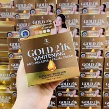 Gold 24K Whitening Facial Cream Anti Acne Freckle Anti Melasma Precious Skin