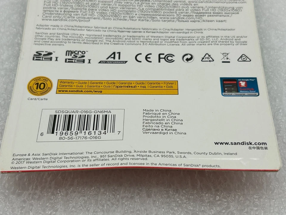 SanDisk Ultra A1 16GB 98MB/S 653X  microSDXC microSD UHS-I Memory Card Free S/H - Image 4 of 4