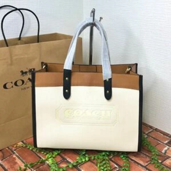COACH Field Tote 30 In Colorblock With Coach Badge C0777 Shoulder Strap Japan