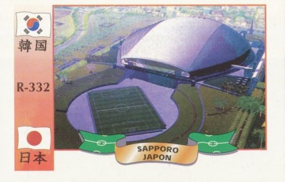 332 STADIUM STADE STADIO SAPPORO DOME JAPAN CARD WORLD CUP 2002 REYAUCA