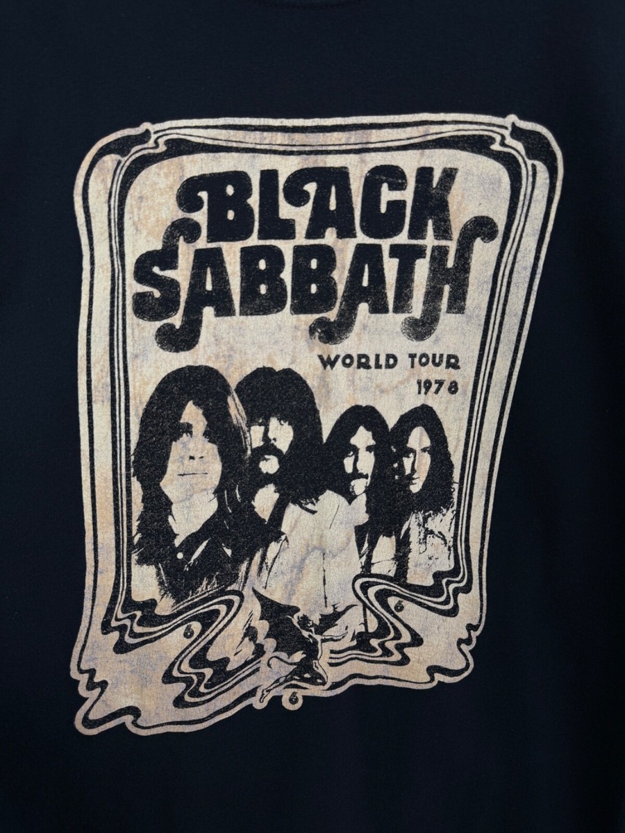 🇬🇧 Vintage 2013 Black Sabbath World Tour 1978 T-Shirt Rare size