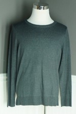 NWT Style  Co. Sweater Heather Gray Spilt Hip Long Sleeve Size Large Rayon NEW