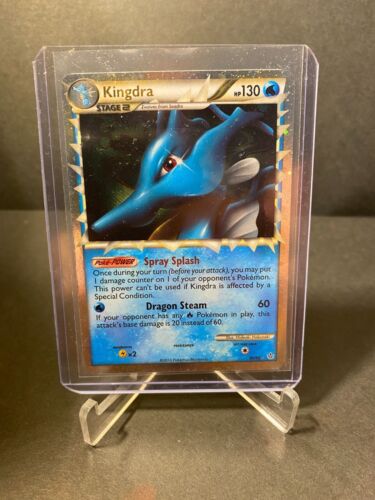 Pokemon TCG Card Kingdra (Prime) #85 Ultra Rare Holo [Unleashed 2010] NM - Picture 1 of 2